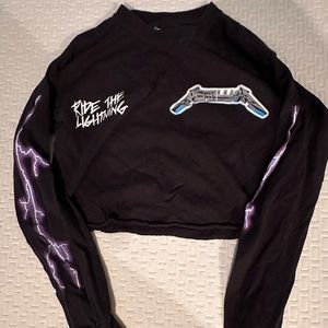 Metallica Crop Top